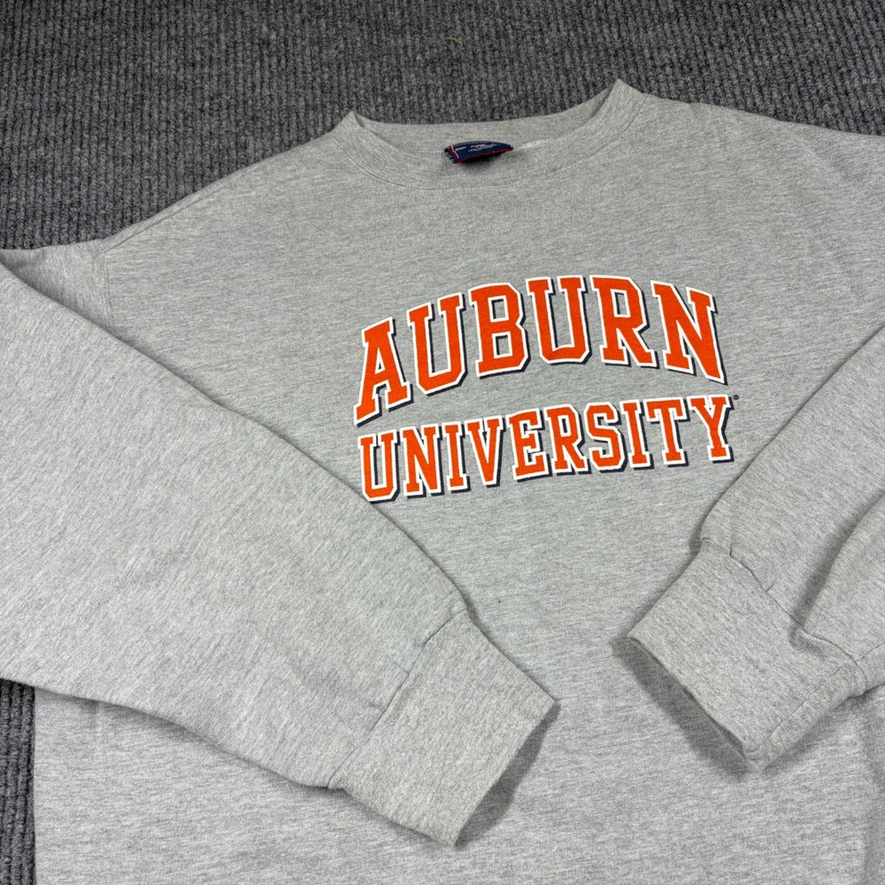 MV Sport Sweatshirt Mens XXL Auburn University Gray Crewneck Pullover NCAA